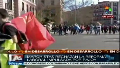 Miles de españoles inundan Madrid en la marcha de la dignidad