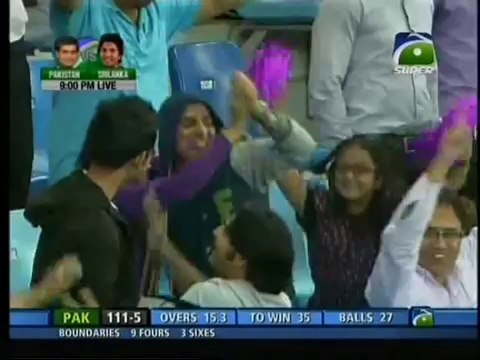 Shahid Afridi Match Winning Innings in Pakistan vs Sri Lanka 1st T20 Match