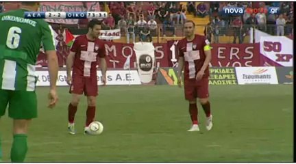 22η ΑΕΛ-Οικονόμος Τσαριτσάνης 3-3 2013-14 Τα γκολ Novasports