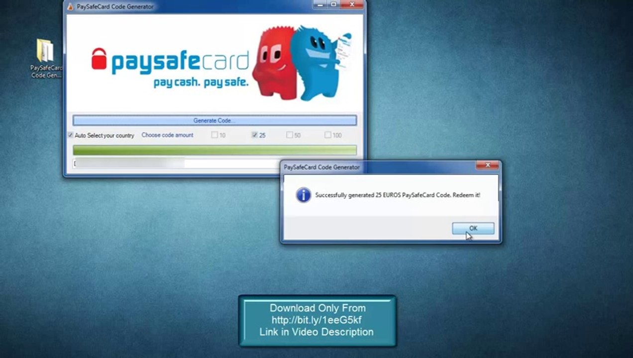 PaySafeCard Code Generator - 2014 Release
