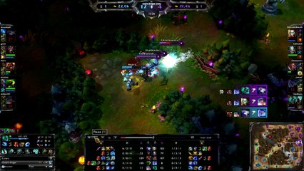 Brand 3v1 Triple kills - league of legends