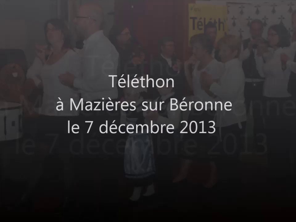 Téléthon à Charzay le 7 décembre 2013 avec la Kevrenn Bro Glaz
