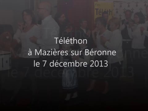 Téléthon à Charzay le 7 décembre 2013 avec la Kevrenn Bro Glaz