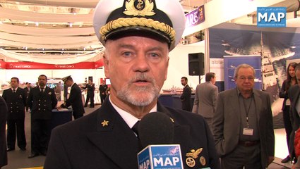 Le 30è Groupe Naval de la marine militaire italienne en rade au port de Casablanca