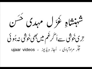Mehdi Hassan teri khushi say agar gham main bhi khushi na hui Live Performance