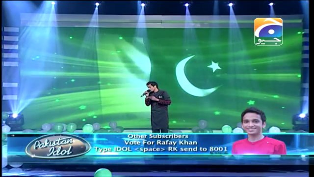 Pakistan Idol 2013-14 - Episode 31 - 06 Gala Round Top 7 (Abdul Rafay Khan)