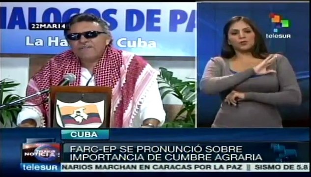 FARC reiteran importancia de Cumbre Agraria en Colombia