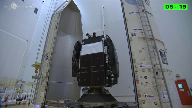 [Ariane 5] Processing Highlights for Ariane 5 with Astra 5B & Amazonas 4A