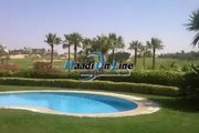 Villa in katameya heights fully furnished 3 bedrooms 5 bathrooms on golf and lake