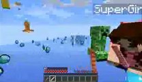 MINECRAFT_ DIAMOND DEFENDER (BEAT CREEPERS WITH STICKS TO PROTECT DIAMONDS!) MINI-GAME(240P_HXMARCH 1403-14