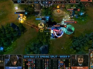 LCS NA W9D1 Game 4 EG vs CLG