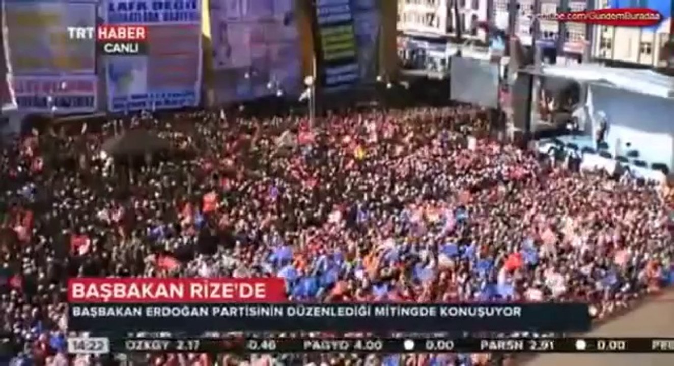 Recep Tayyip Erdoğan - Karadeniz Şivesiyle Konuşması - Rize Miting