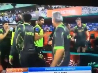 Winning moment of Pak winning against Australia