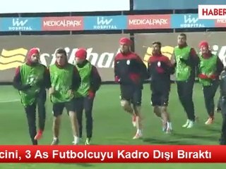 Mancini, 3 As Futbolcuyu Kadro Dışı Bıraktı