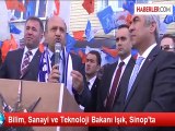 Bilim, Sanayi ve Teknoloji Bakanı Işık, Sinop'ta