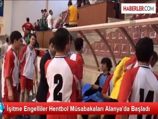 İşitme Engelliler Hentbol Müsabakaları Alanya'da Başladı