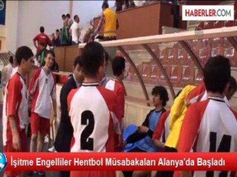 İşitme Engelliler Hentbol Müsabakaları Alanya'da Başladı