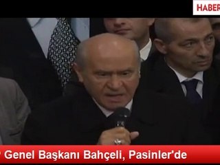 MHP Genel Başkanı Bahçeli, Pasinler'de