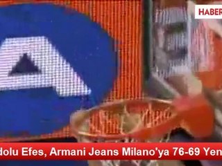 Anadolu Efes, Armani Jeans Milano'ya 76-69 Yenildi