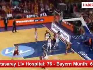Galatasaray Liv Hospital: 76 - Bayern Münih: 69