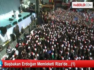 Başbakan Erdoğan Memleketi Rize'de…(1)