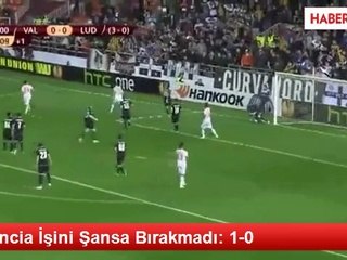 Valencia İşini Şansa Bırakmadı: 1-0