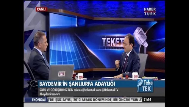 Osman Baydemir Haber Türk Tv,de Fatih Altaylinin Sundugu Teketek programina katildi.1.-bölüm
