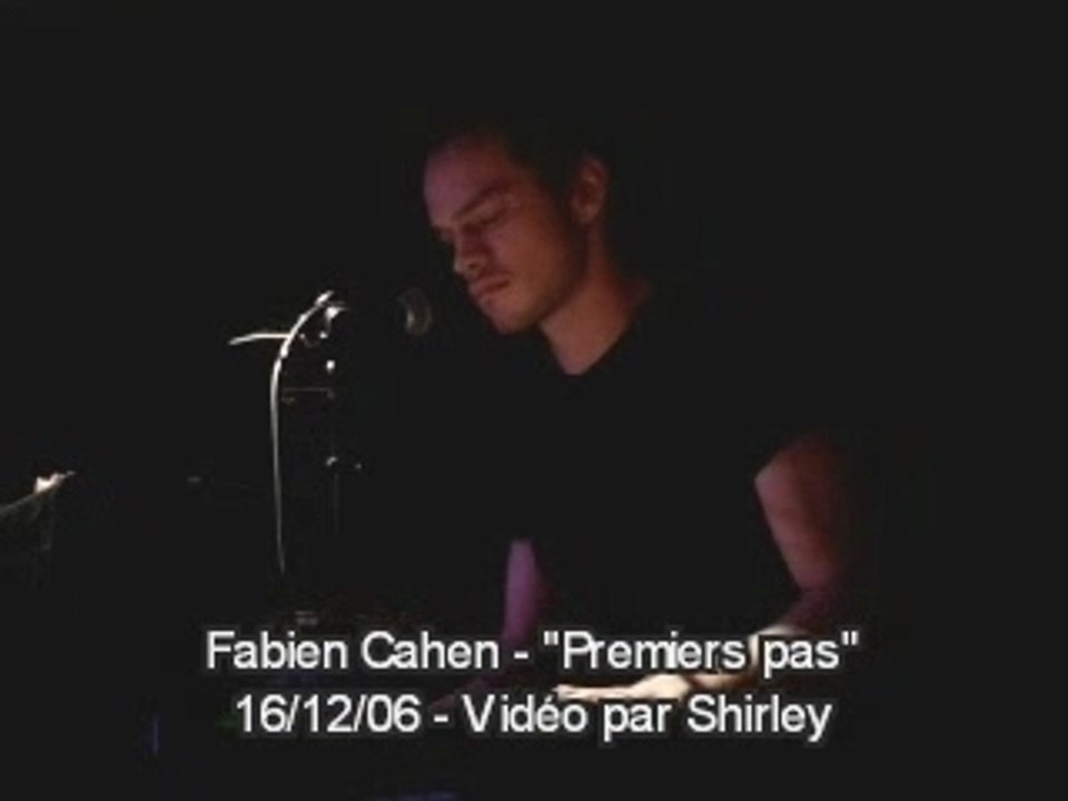 Fabien Cahen Premiers Pas