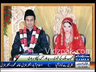 Sania Mirza se shaadi --- Shoaib Malik ki barbardi
