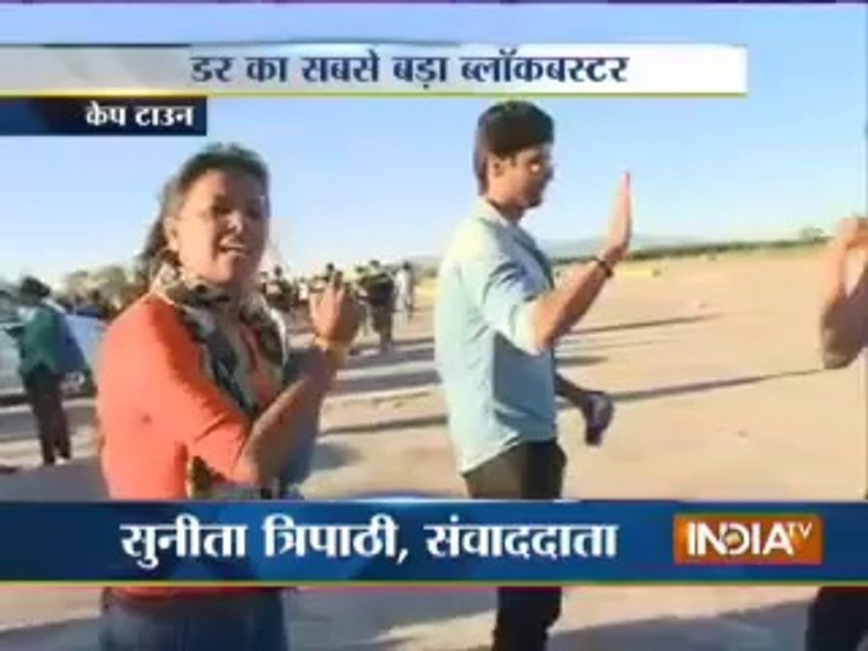 Gauahar Practicing Kickboxing with Kushal