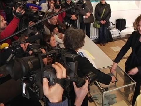 Municipales à Paris: NKM a voté à Paris - 23/03