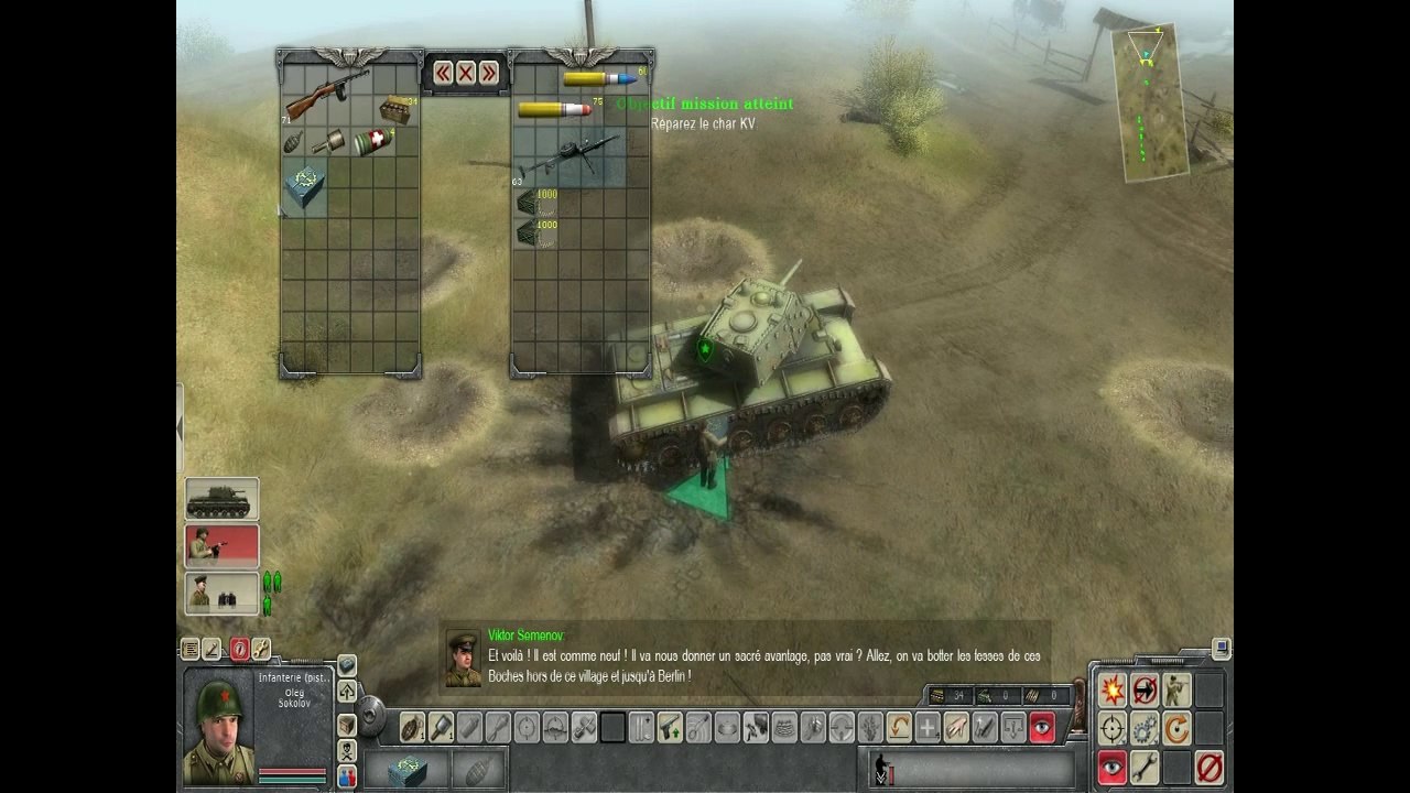 WALKTRHOUGH - MEN OF WAR - CAMPAGNE SOVIETIQUE MISSION 1 - BAPTEME DU FEU