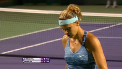 WTA Miami - Sharapova sobrevive a Safarova