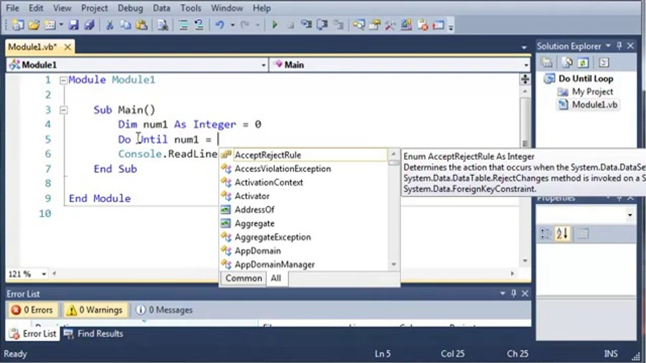 030 - Do Until Loop vb.net