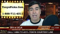 UCLA Bruins vs. Stephen F Austin Lumberjacks Pick Prediction NCAA Tournament College Basketball Odds Preview 3-23-2014