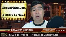 New York Knicks vs. Cleveland Cavaliers Pick Prediction NBA Pro Basketball Odds Preview 3-23-2014