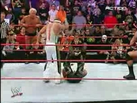 john cena, dx et rick flair vs