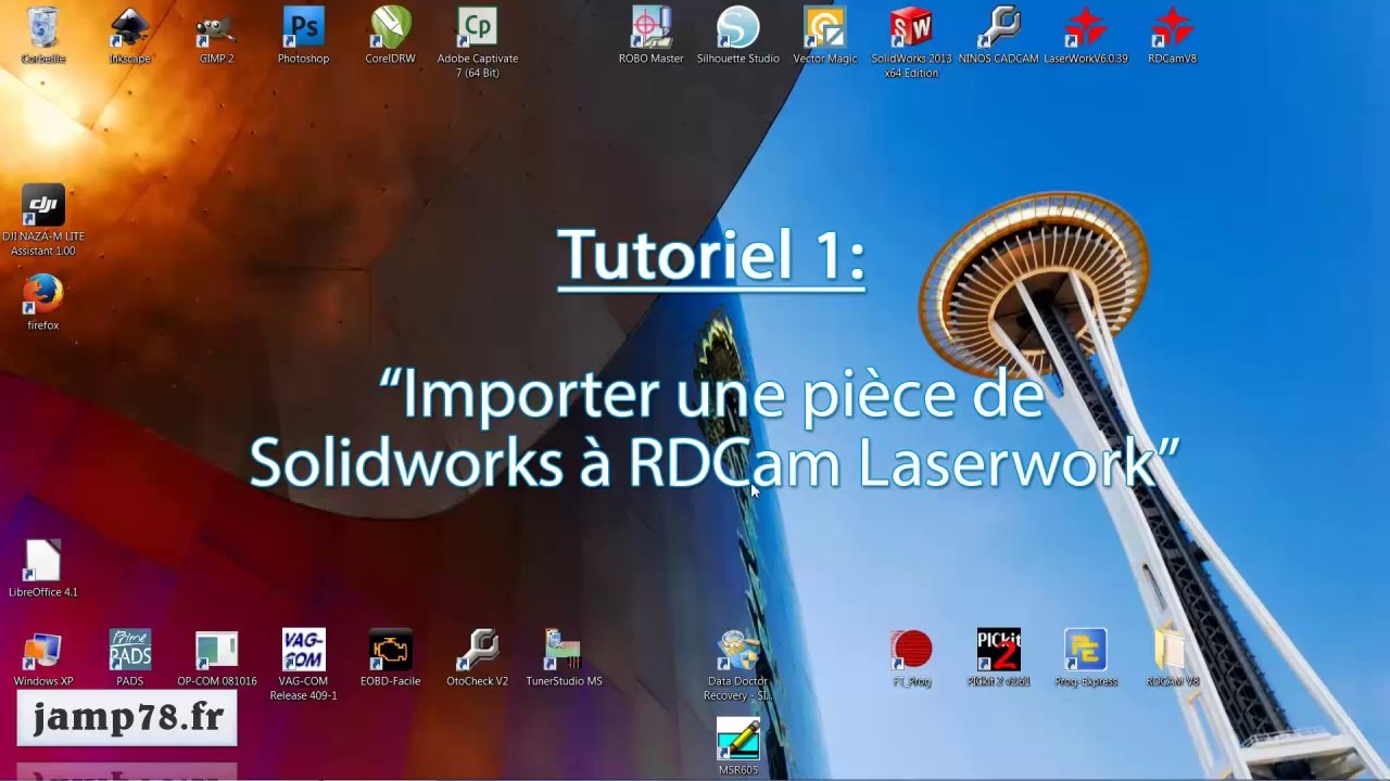 [Tuto#2] Importer de Solidworks vers RDcam