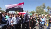 Manifestation de soutien au journaliste tué en Irak