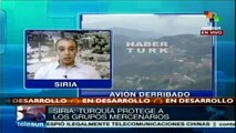 Misil turco derriban un avión sirio más allá de su territorio