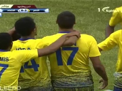 هدف النصر الثالث على الاتحاد دوري جميل الجوله 24