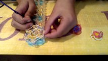 Flor de petalos anchos!! | rainbow looms