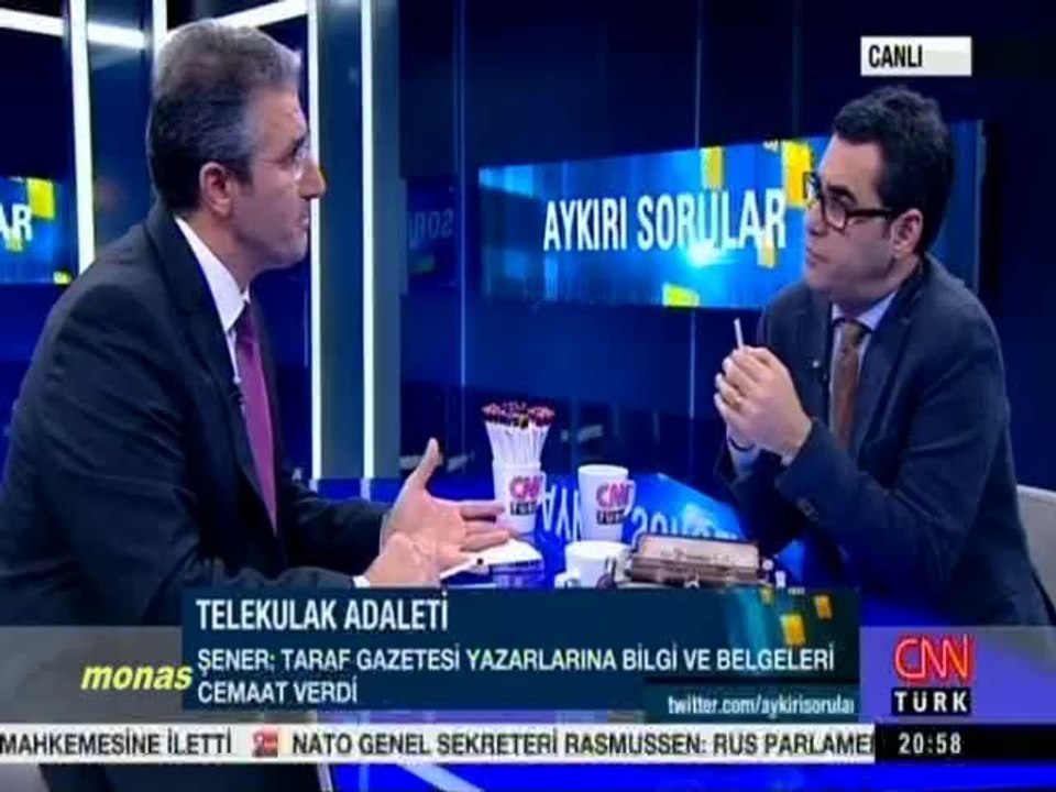 Nedim Şener: "Cemaat operatör, gözyuman AKP idi"