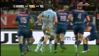 TMO 22 éme journée 59'  Fcg-Racing  Vérification d'un plaquage à retardement bleu