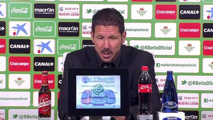 Simeone no quiere ver el Clásico