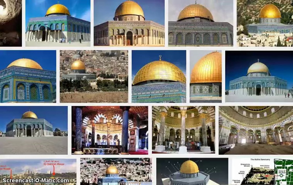 BOMBED! MUSLIM DOME OF ROCK.. ON I, PET GOAT 2.. REBUILDING OF GODS TEMPLE, BIBLE PROPHECY p2