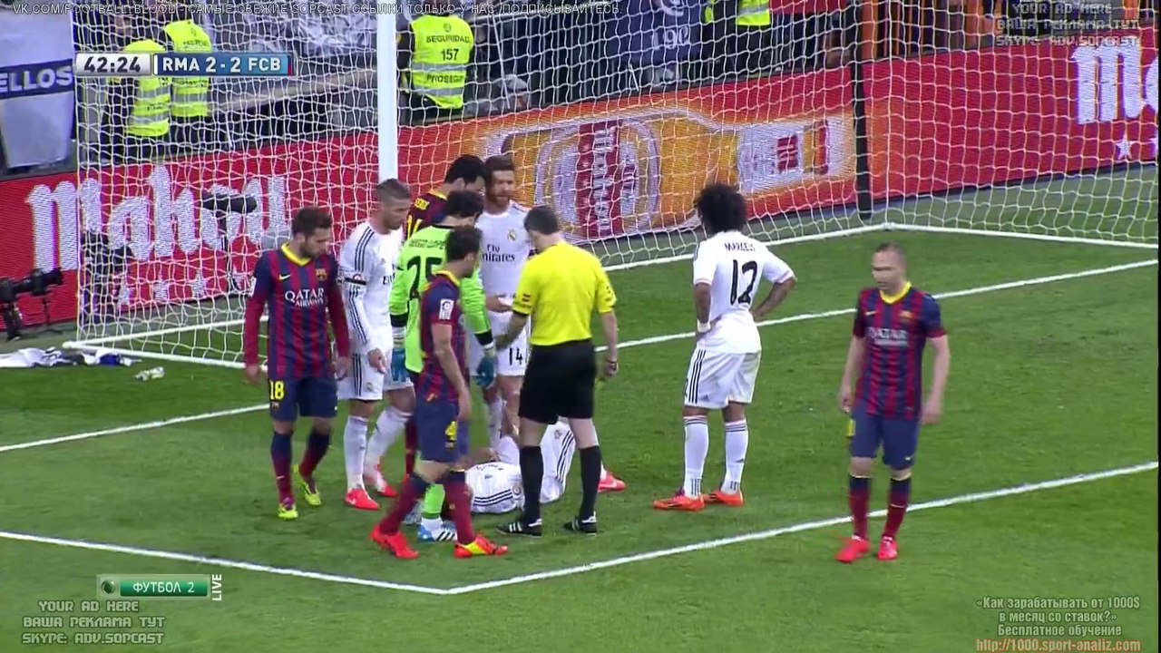 El Classico. L.Messi goal (Real Madrid 2-2 FC Barcelona) HD