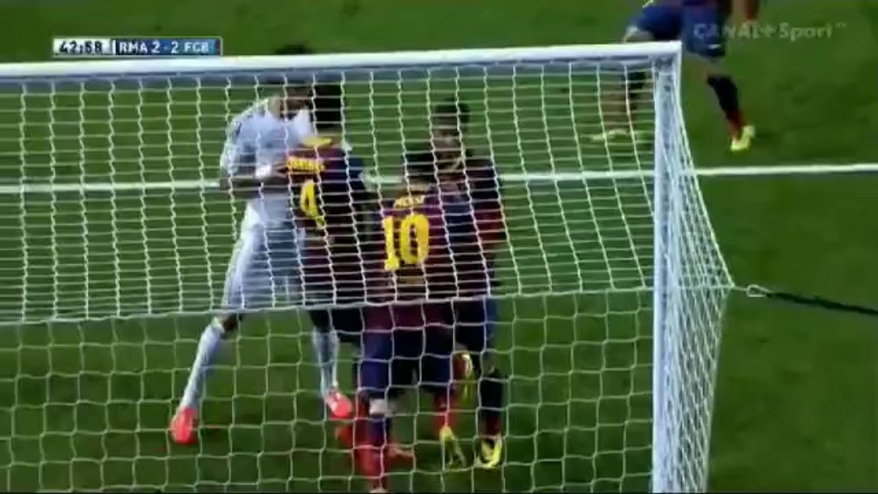 Real Madryt - FC Barcelona (2-2) Messi Goal (23.03.2014)