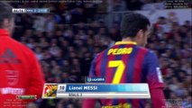 El Classico. L.Messi 2nd goal (Real Madrid 3-3 FC Barcelona) HD