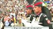 The flag hoisting ceremony at Wagah Border